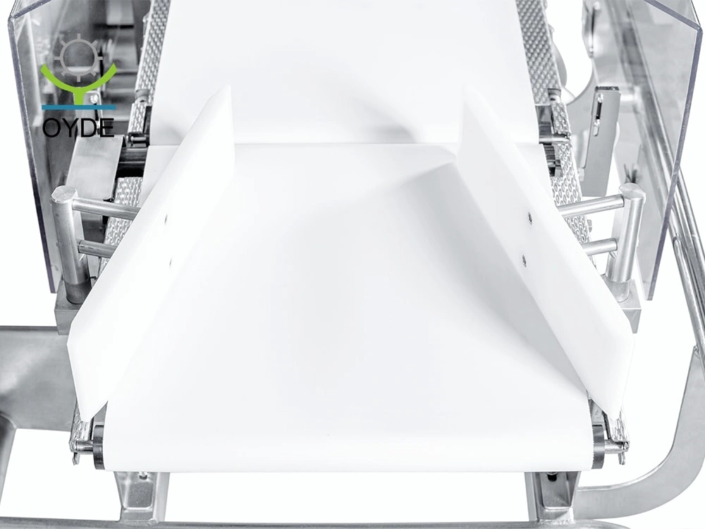 麻辣藕片小袋装称重机 零食欠重分选设备 输送带检测食品自动检重秤